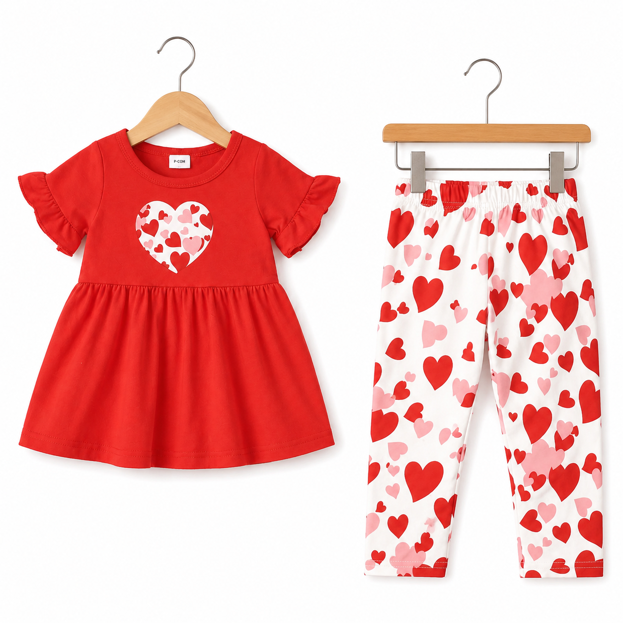 Valentine™ - Completo cuoricini bimba