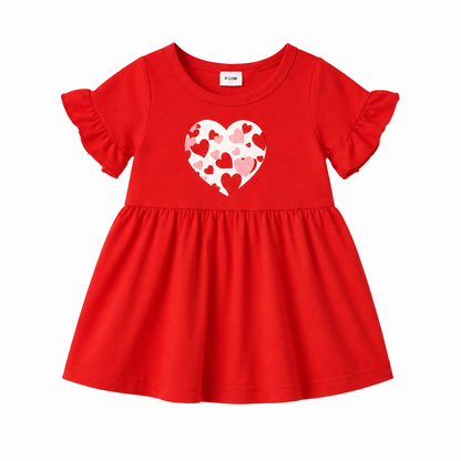 Valentine™ - Completo cuoricini bimba