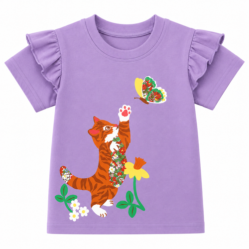 T-shirt bambina Happy Cat™
