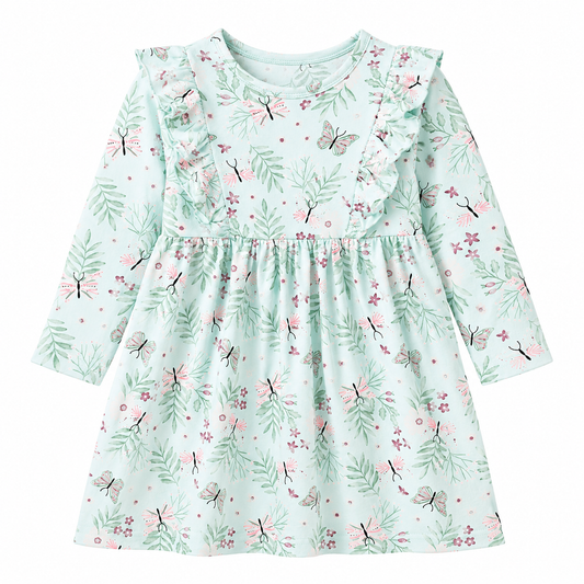 Vestito bambina floreale Volant™