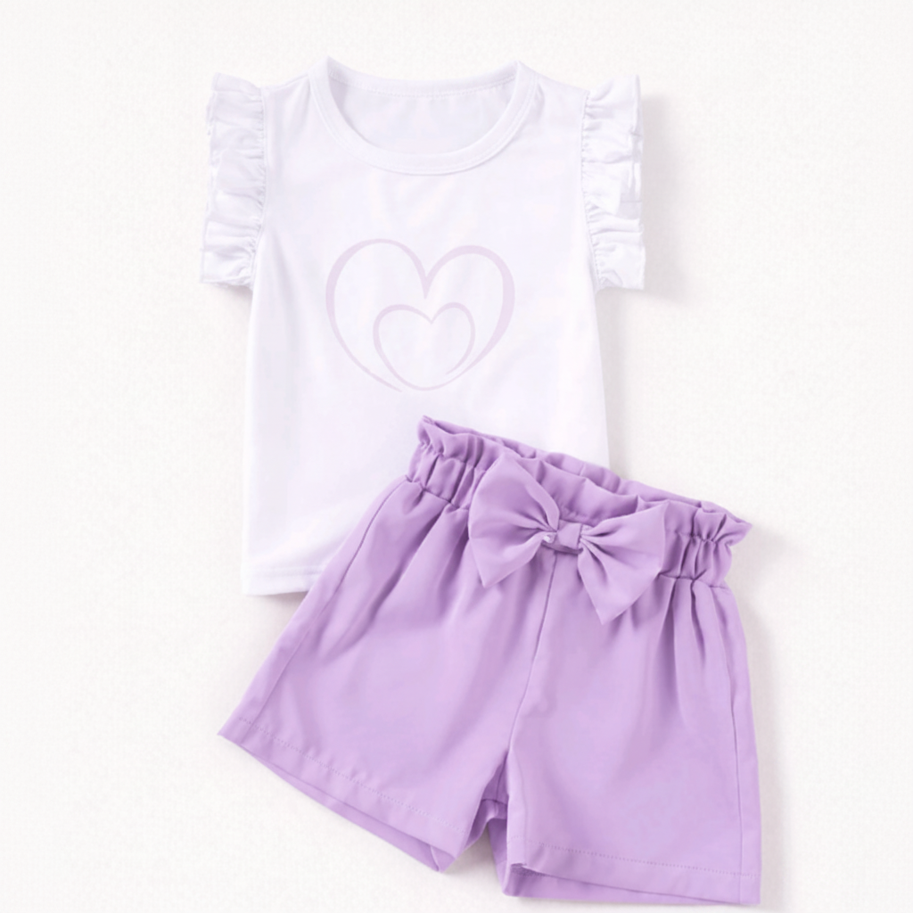 Dolce cuore Lilla™ - Completo bambina