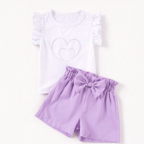 Dolce cuore Lilla™ - Completo bambina